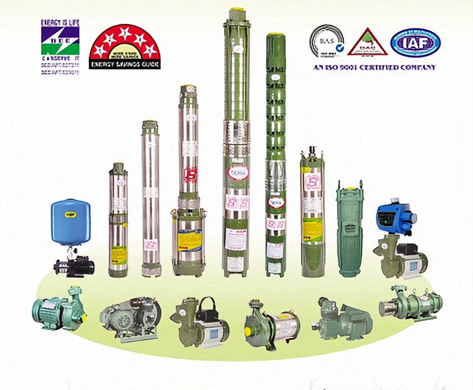 FINE ALPHA submersible and surface pump product lineup